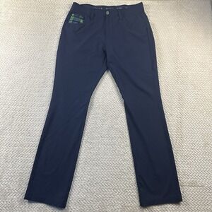 William Murray Golf Pants Mens 32x33 Plaid accents Stretch Preppy College active